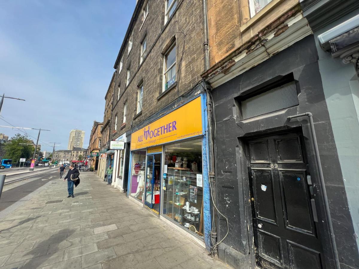 Ferienwohnung Convenient 3Br Flat On Leith Walk Edinburgh Exterior foto